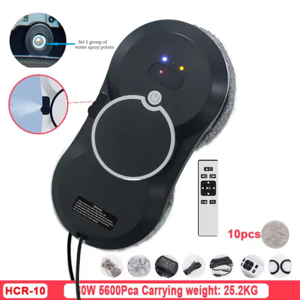Water spray window cleaning robot