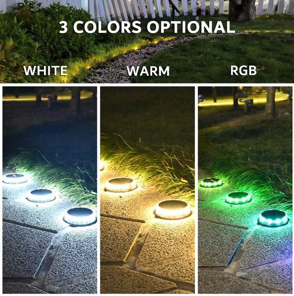 4PCS Super Bright LED Solar Pathway